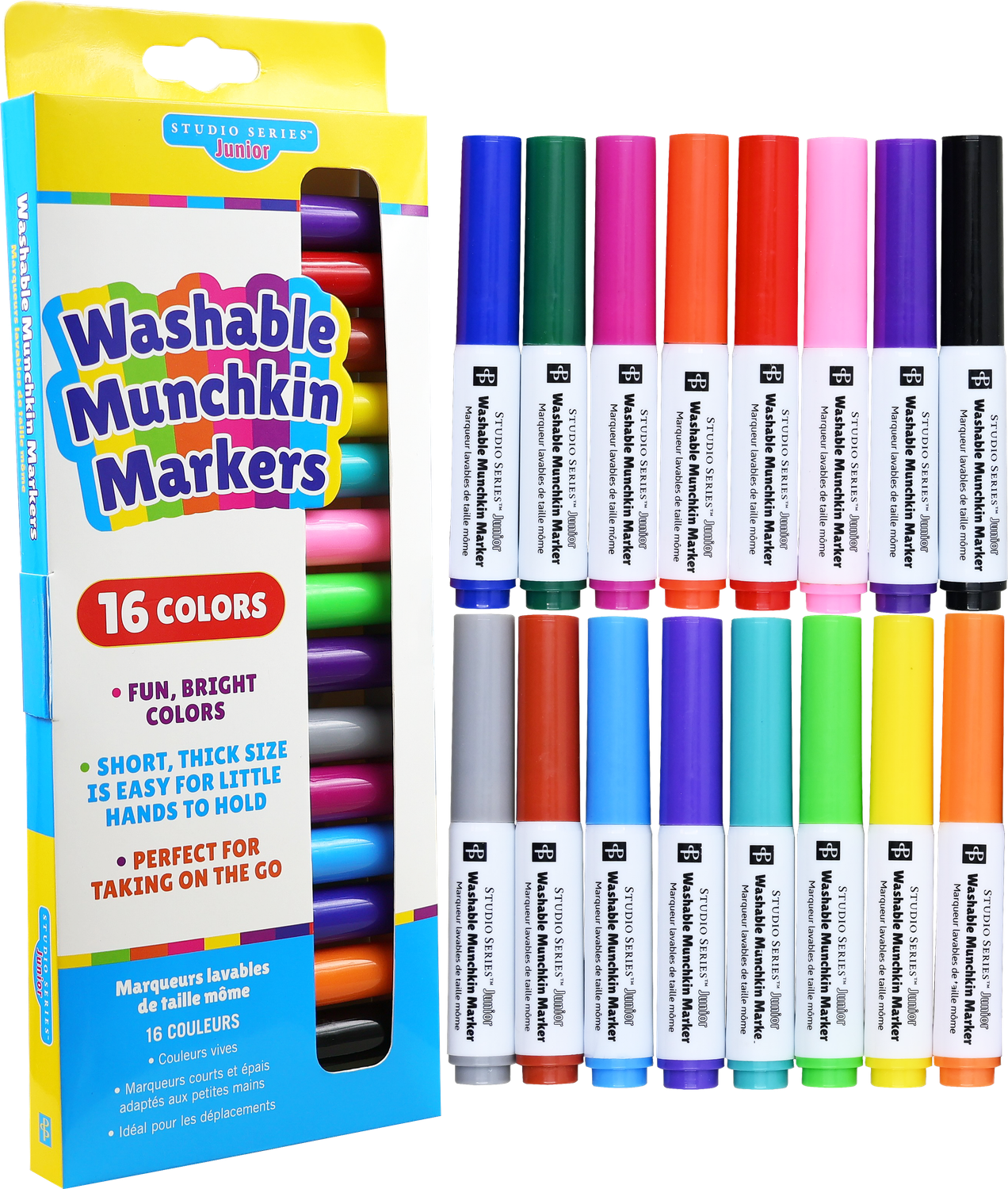 Peter Pauper Press Inc. Studio Series Jr. Washable Munchkin Markers, Variant: PPJ345103