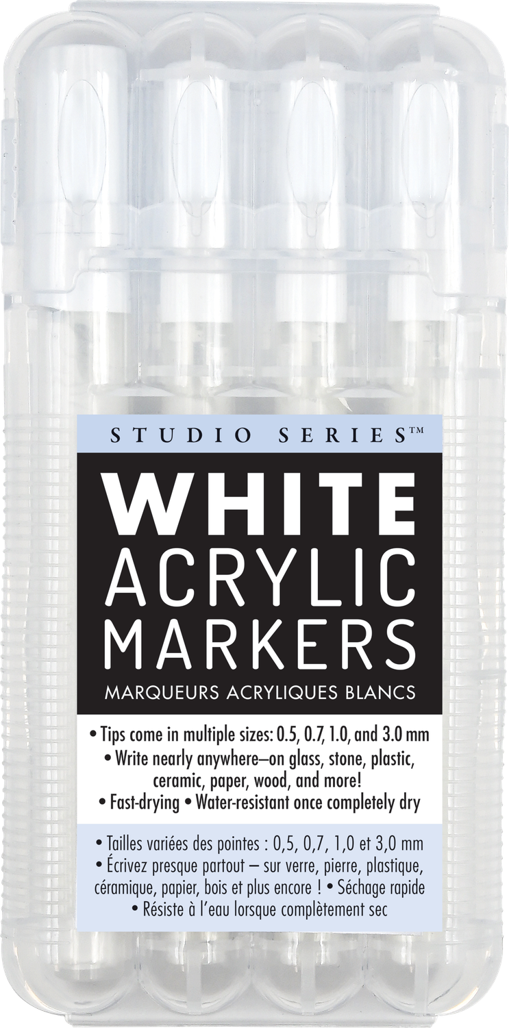 Peter Pauper Press Inc. Studio Series White Acrylic Markers, Variant: PPJ344830