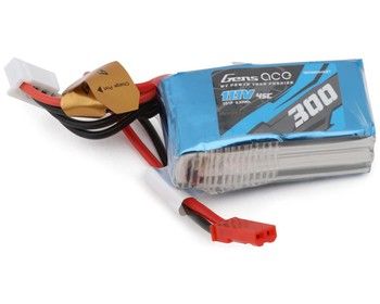Gens Ace 3S 45C LiPo Battery (11.1V/300mAh), Variant: GEA3003S45JST