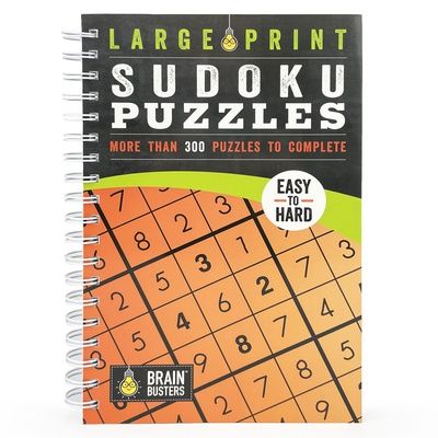 Cottage Door Press Large Print Sudoku Puzzles Orange