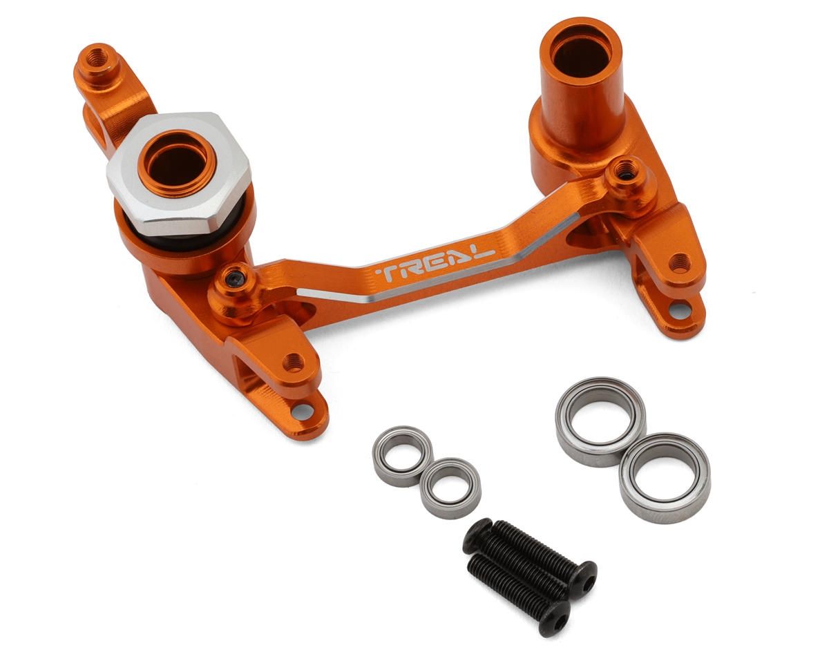 Treal Hobby Aluminum Steering Bellcrank Assembly Set for Traxxas® UDR® (Orange), Variant: TLHTUDR-55
