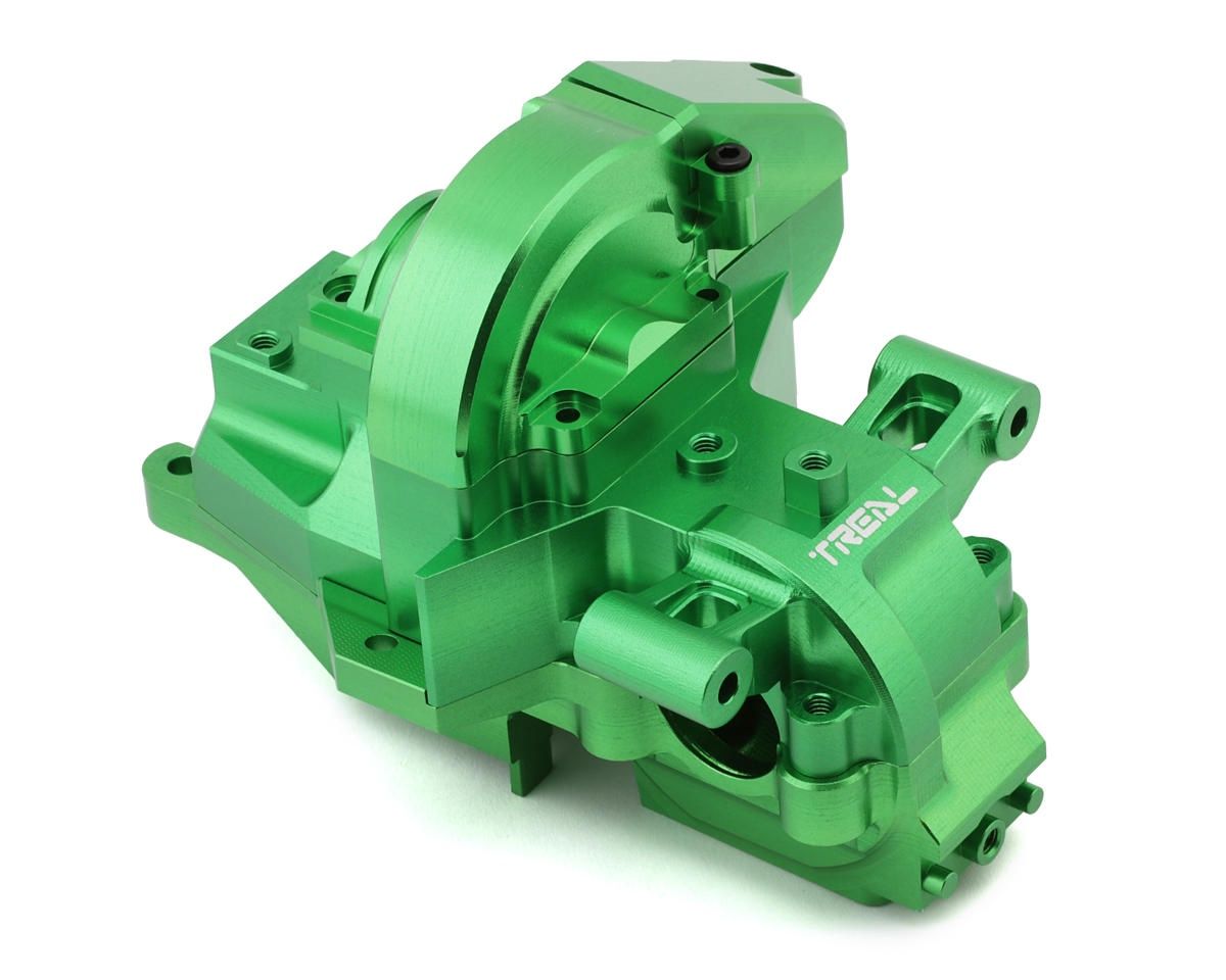 Treal Hobby Aluminum Rear Gearbox Set for Traxxas® Maxx® Slash® (Green), Variant: TLHTMAXXSLASH-35