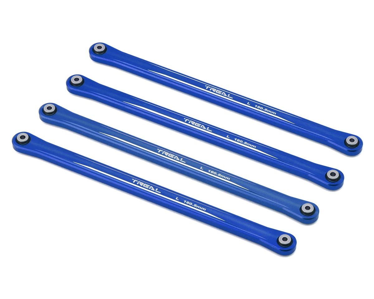 Treal Hobby Losi LMT CNC-Aluminum Extended Lower Suspension Links Set (Blue), Variant: TLHTLMT-186