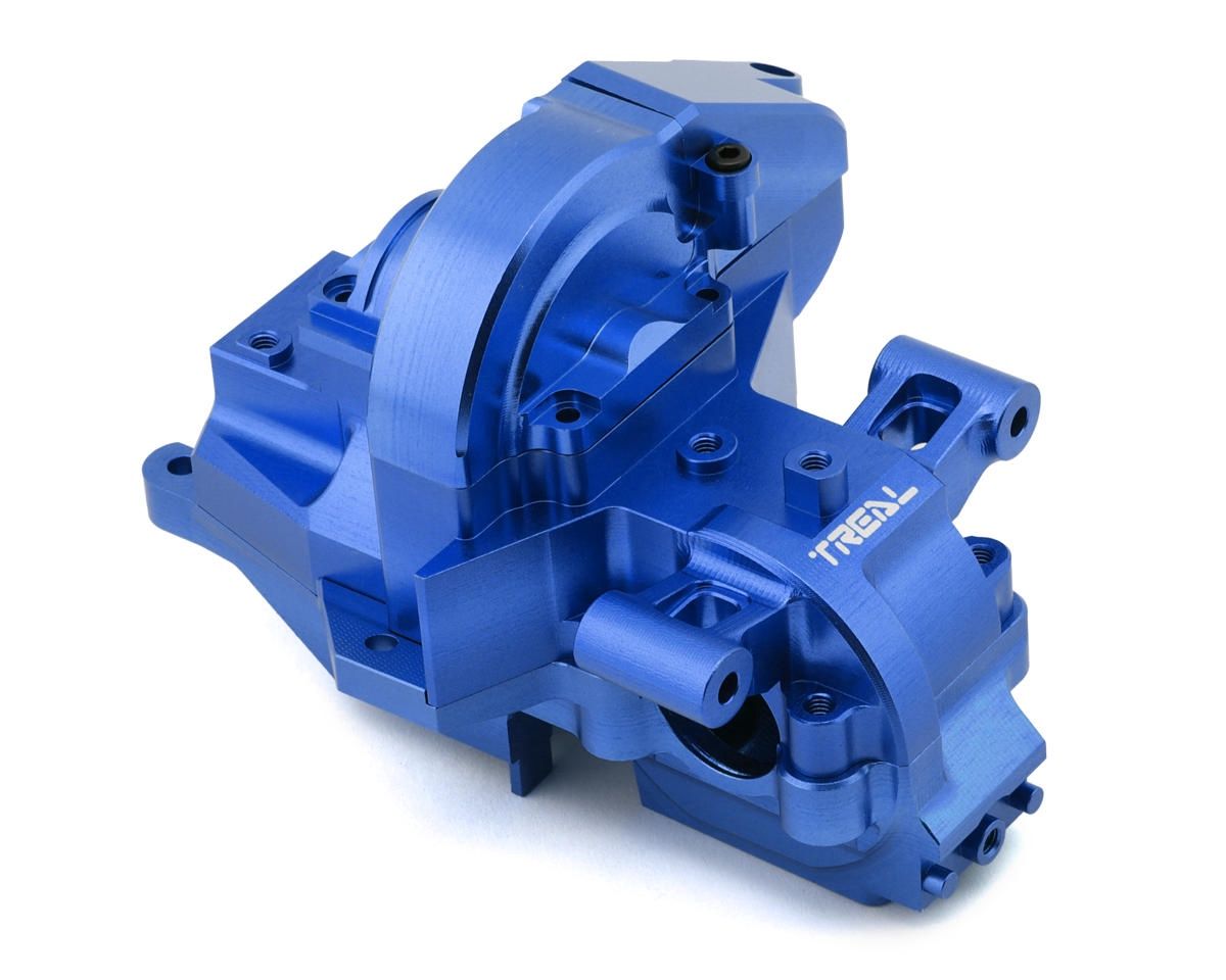 Treal Hobby Aluminum Rear Gearbox Set for Traxxas® Maxx® Slash® (Blue), Variant: TLHTMAXXSLASH-34