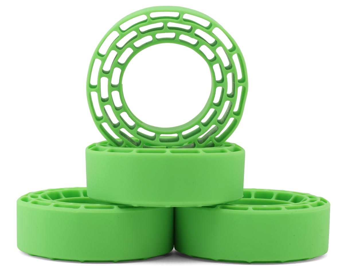 Injora 1.3" Micro Crawler Tires Silicone Rubber Inserts (68-72mm) (Soft), Variant: INJYQT-1370GN