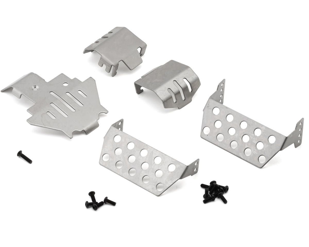 Injora Stainless Steel Skid Plate &amp; Axles Armor for Traxxas® TRX-4™, Variant: INJCRAW18332_ALL
