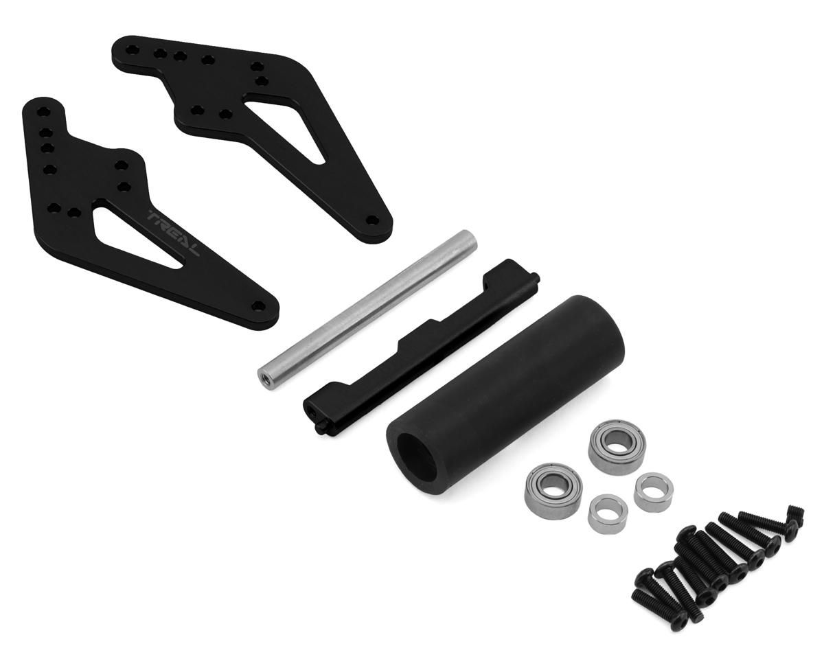 Treal Hobby Losi LMT 2.0 7075 Aluminum Adjustable Rear Wheelie Bar (Black)