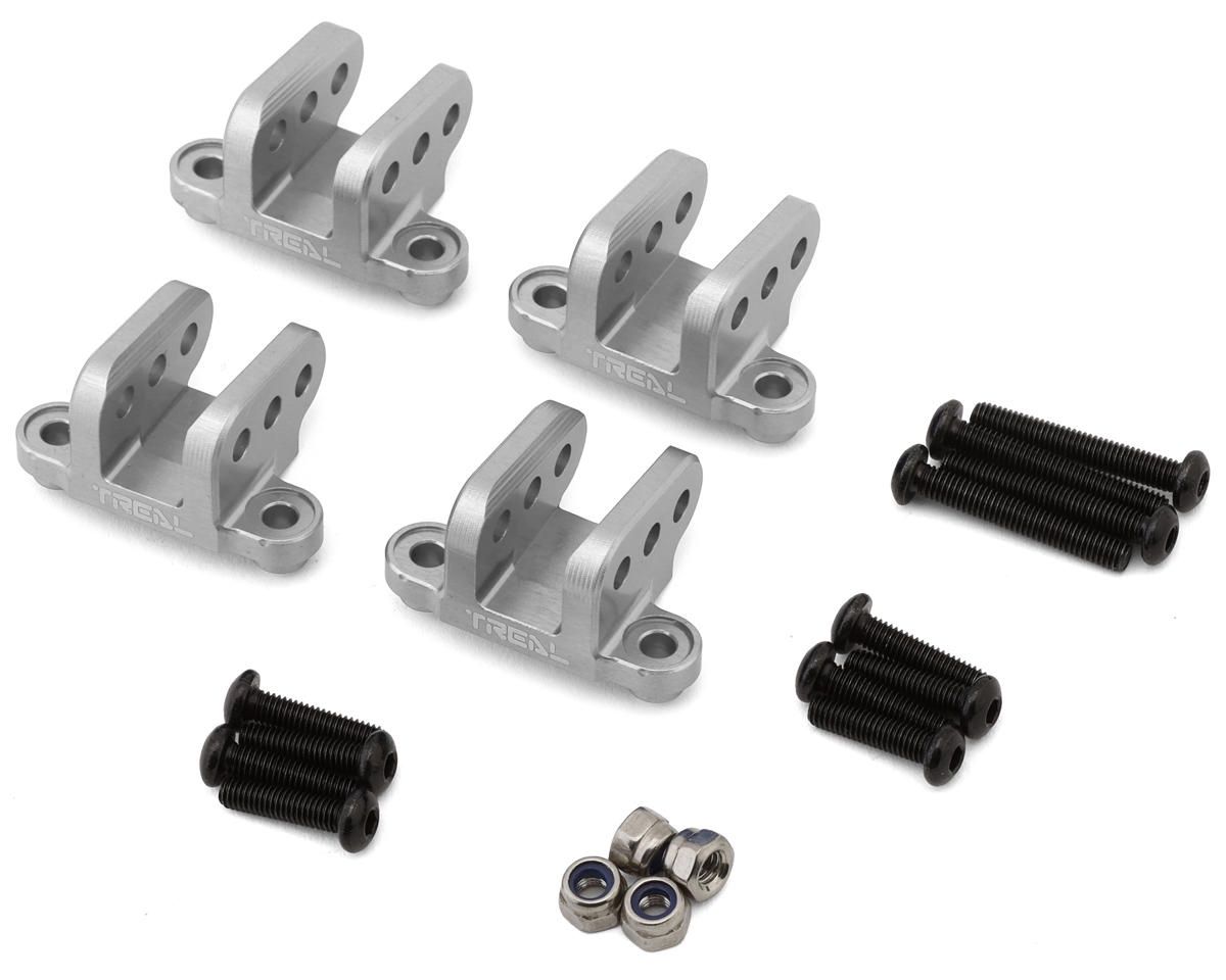 Treal Hobby Losi LMT 1.0 7075 Aluminum Lower Shock Mounts (Silver) (4)