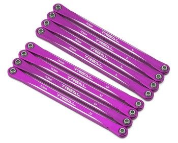 Treal Hobby Losi Mini LMT Extended CNC-Aluminum Suspension Links Set (Purple), Variant: TLHTLMT18-125
