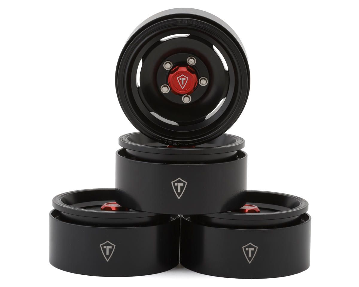 Treal Hobby 1.9" Aluminum Retro-Style Vintage Wagon Crawler Beadlock Wheels, Variant: TLHTWHEEL-189