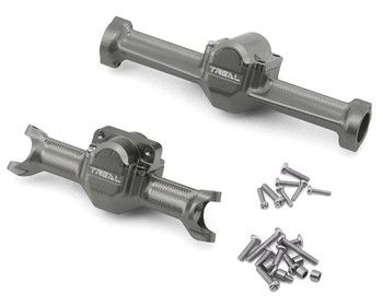 Treal Hobby Axial SCX30 7075 Aluminum Front &amp; Rear Axle Housings Set (Gun Metal), Variant: TLHTSCX30-04