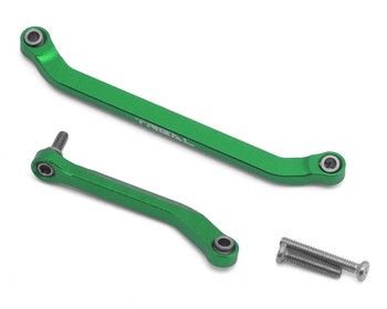 Treal Hobby Axial SCX30 7075 Aluminum Steering Links Set (Green), Variant: TLHTSCX30-26