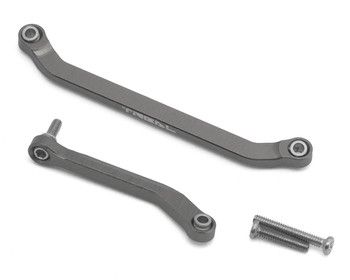 Treal Hobby Axial SCX30 7075 Aluminum Steering Links Set (Grey), Variant: TLHTSCX30-27