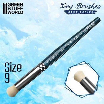 Green Stuff World BLUE SERIES Dry Brush - Size 9, Variant: GSW2956