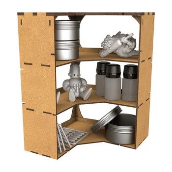 Green Stuff World Multipurpose Open Rack - CORNER, Variant: GSW11423