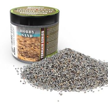 Green Stuff World Thick Hobby Sand - Dark Grey 200ml, Variant: GSW11182