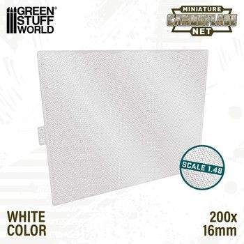 Green Stuff World Miniature Camouflage Nets White 1:48, Variant: GSW13510