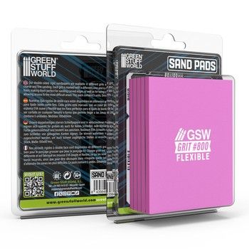 Green Stuff World Flexible Sanding Pads 800 grit, Variant: GSW13611