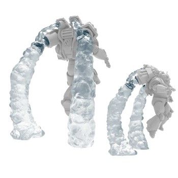 Green Stuff World Modular Clear Dual Smoke Trails for Jump Packs, Variant: GSW12915