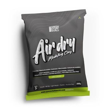 Green Stuff World Air Dry Foam Clay 250gr. - Grey, Variant: GSW5395