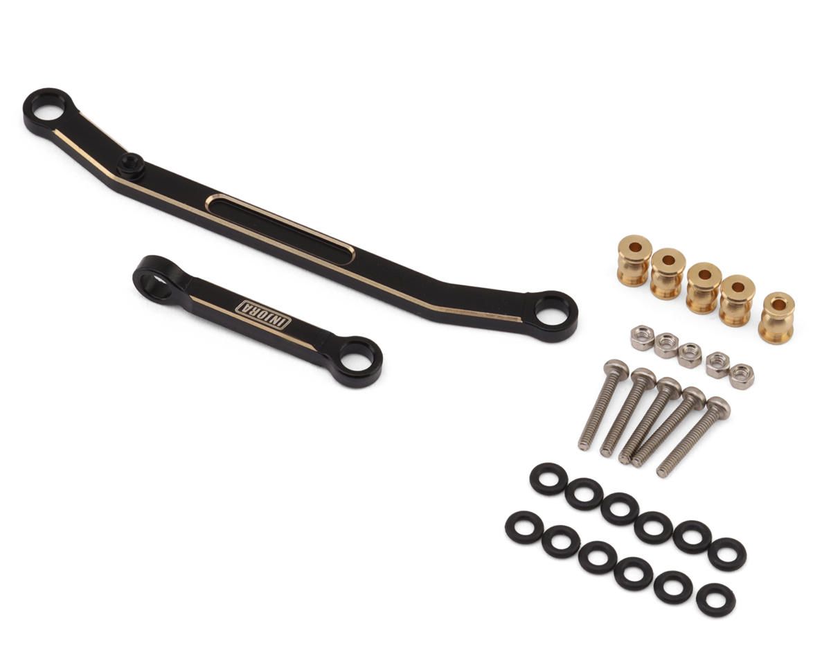 Injora Axial SCX24 Brass Steering Links Set (Black), Variant: INJSCX24-50BK