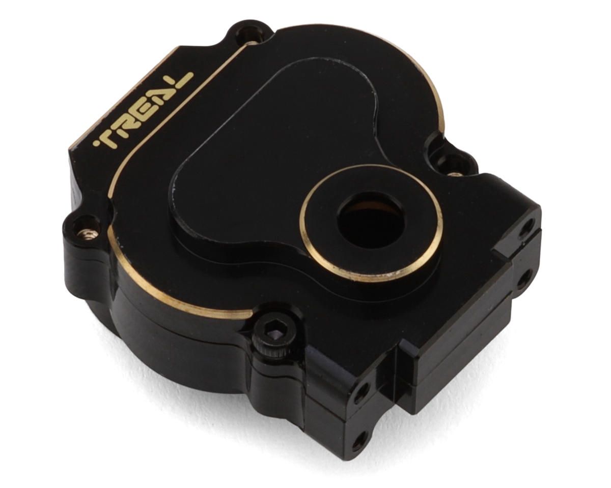 Treal Hobby Redcat Ascent-18 Brass Transmission Gearbox Housing Set (Black)