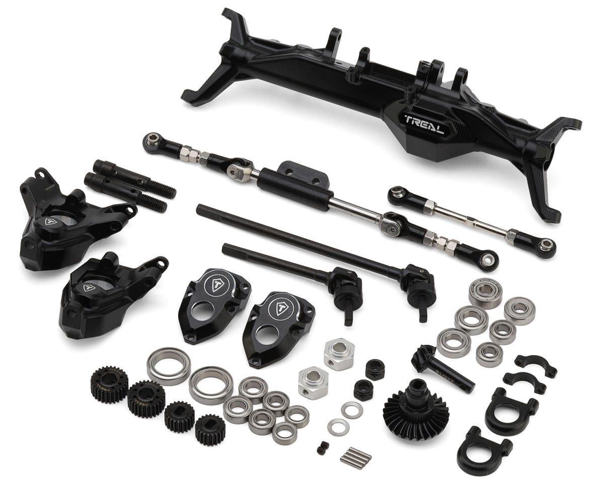 Treal Hobby Vanquish H10 Optic 7075 Aluminum Front Portal Axle Kit