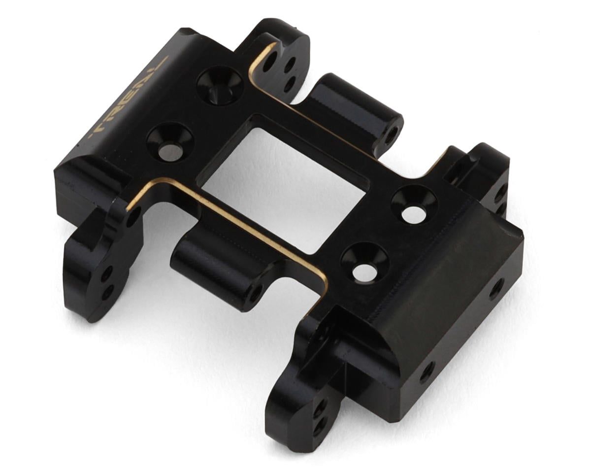 Treal Hobby Redcat Ascent-18 Brass Skid Plate (Black) (22.7g)