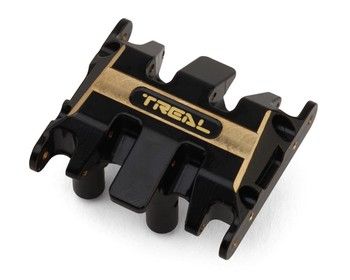 Treal Hobby Axial SCX30 Brass Skid Plate (Black) (18.3g), Variant: TLHTSCX30-48