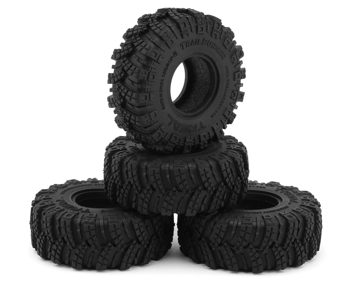 Treal Hobby Type C 1.0 Rock Terrain Micro Rock Crawler Tires (4) (62mm OD)