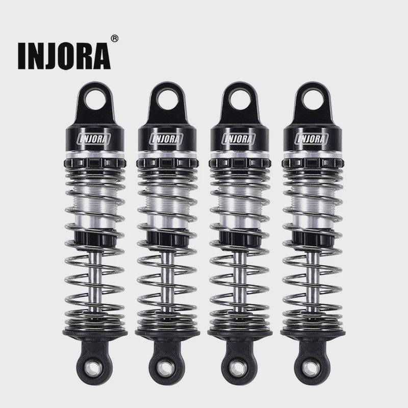 Injora 59mm Oil Shocks for ARRMA MOJAVE TYPHON GRANITE GROM, Variant: INJGROM-01BS