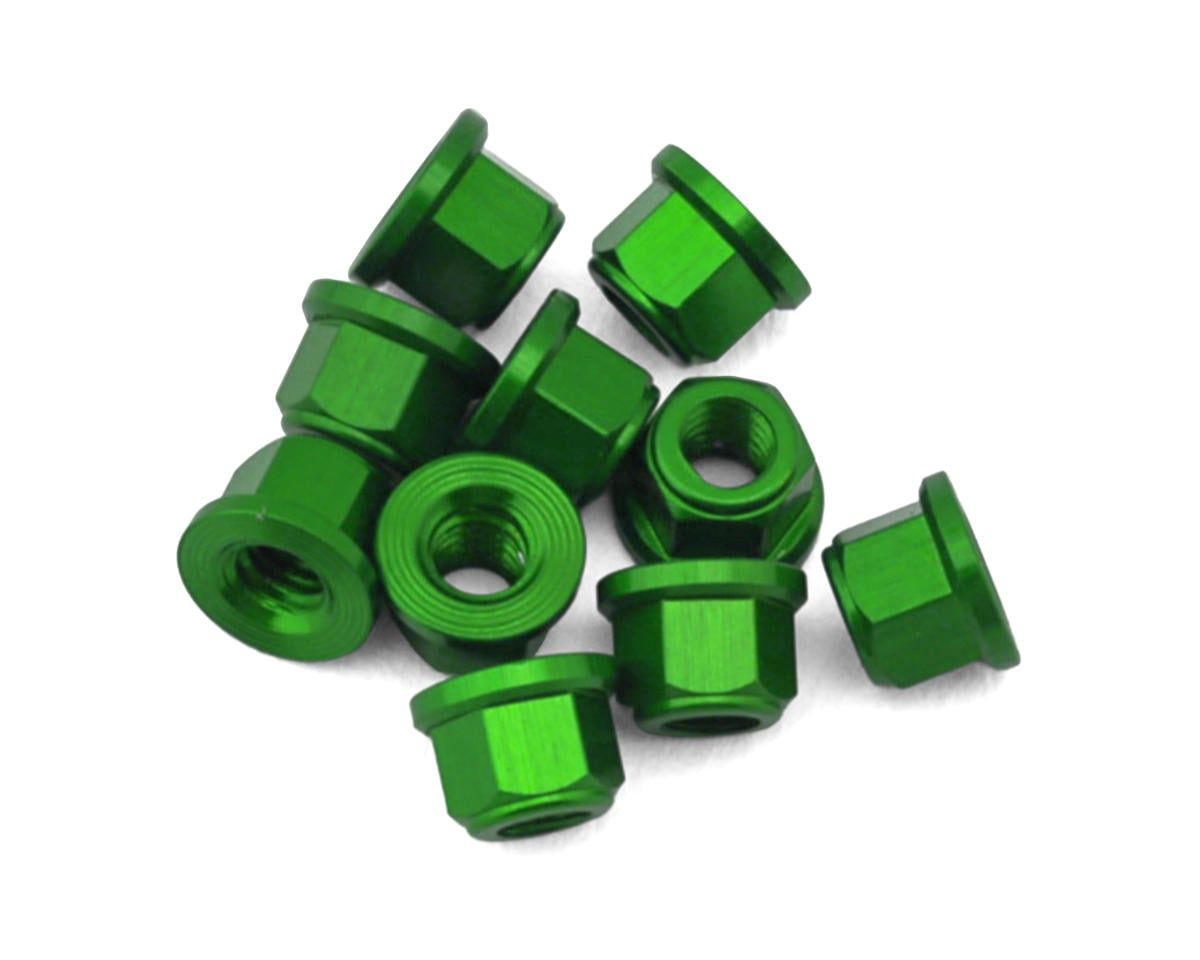 Treal Hobby Axial SCX30 Aluminum 2mm Wheel Nuts (Green) (10), Variant: TLHTSCX30-72
