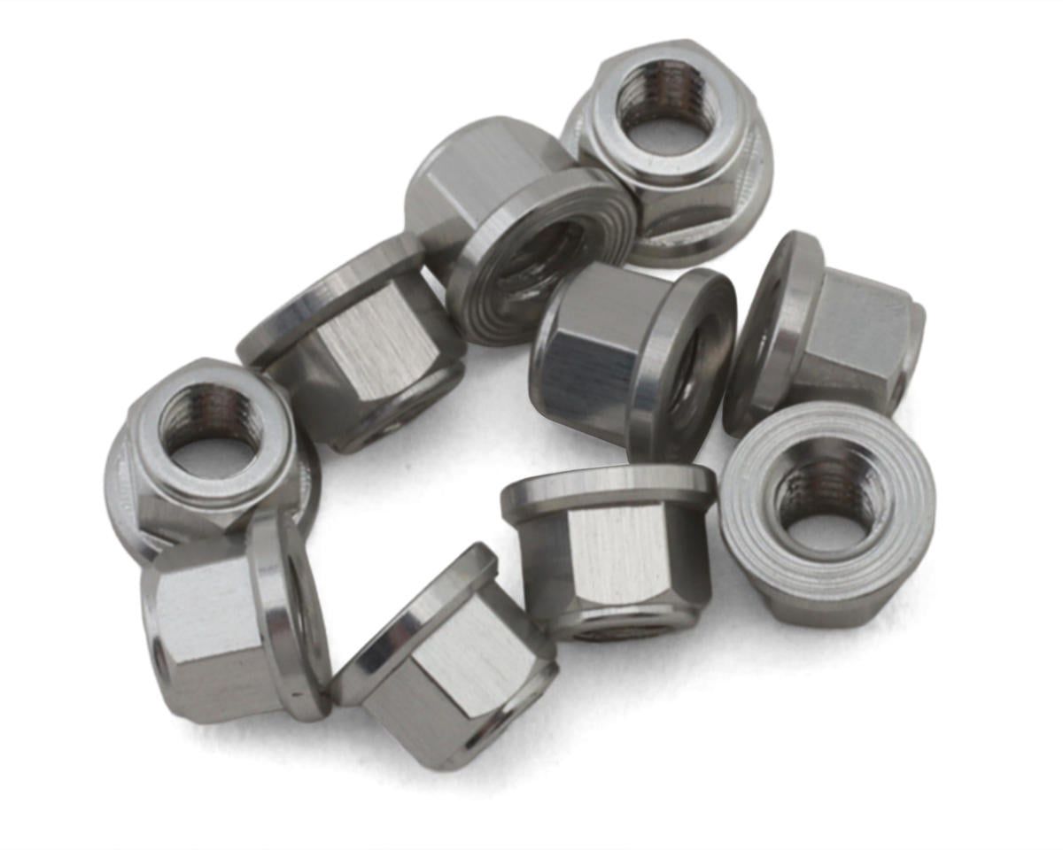 Treal Hobby Axial SCX30 Aluminum 2mm Wheel Nuts (Silver) (10), Variant: TLHTSCX30-74