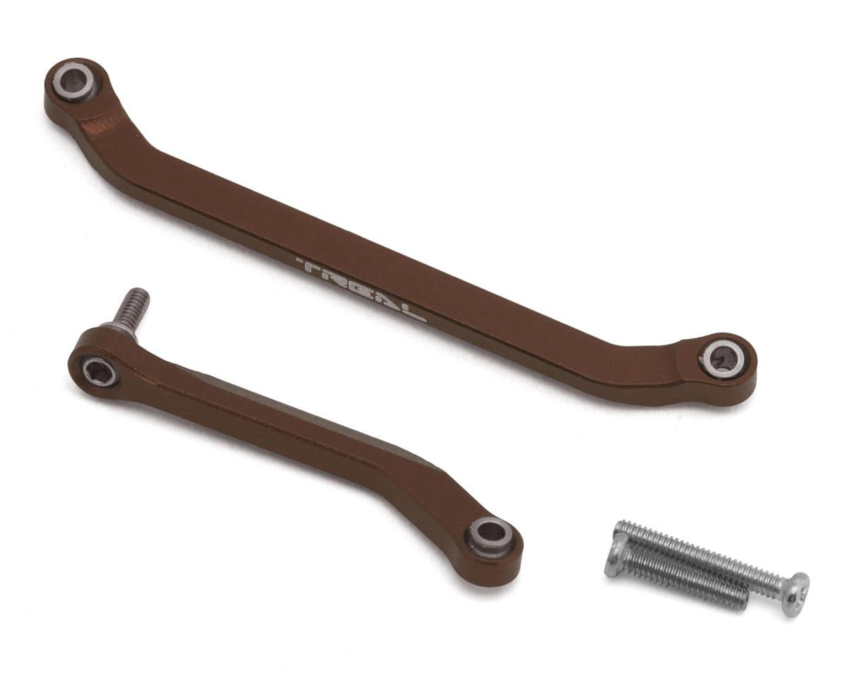 Treal Hobby Axial SCX30 7075 Aluminum Steering Links Set (Bronze), Variant: TLHTSCX30-46