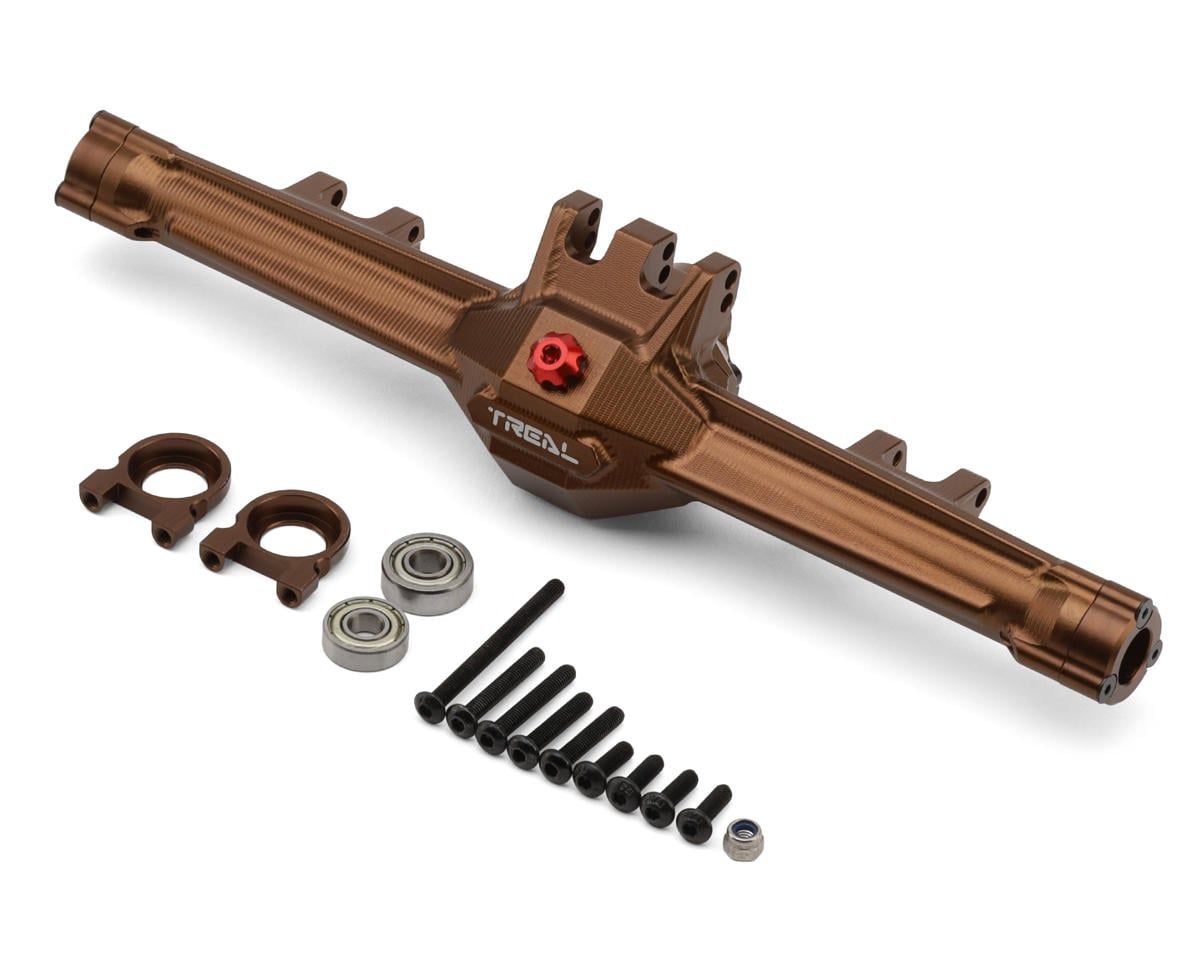 Treal Hobby Vanquish H10 Optic 7075 CNC-Machined Aluminum Rear Axle Housing, Variant: TLHVPH10-48