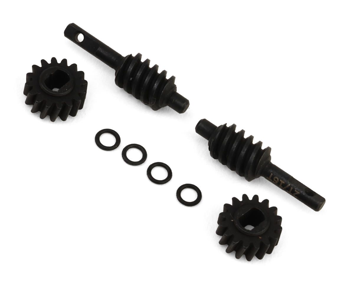 Treal Hobby Axial SCX30 Hardened Steel Differential Worm Gears Set, Variant: TLHTSCX30-103