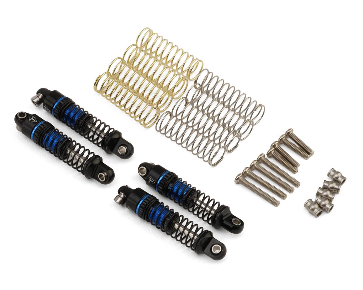 Treal Hobby Axial SCX30 23mm Aluminum Threaded Oil-fillable Shocks (Blue), Variant: TLHTSCX30-106