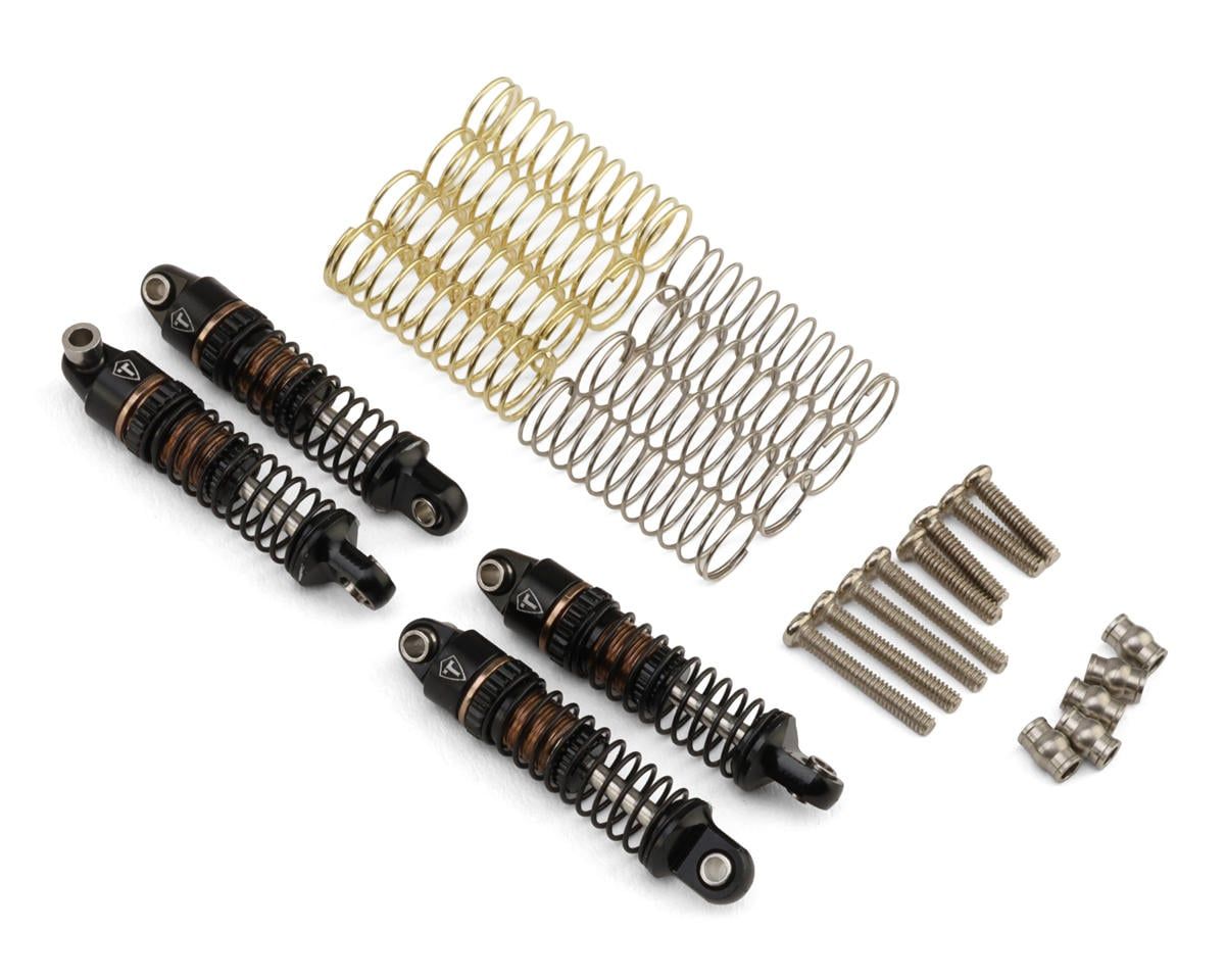 Treal Hobby Axial SCX30 23mm Aluminum Threaded Oil-fillable Shocks (Bronze), Variant: TLHTSCX30-107