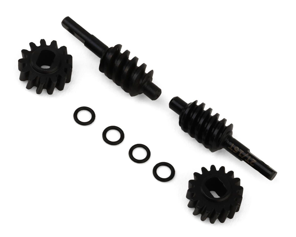 Treal Hobby Axial SCX30 Hardened Steel Differential Overdrive Worm Gears Set TSCX30-104, Variant: TLHTSCX30-104