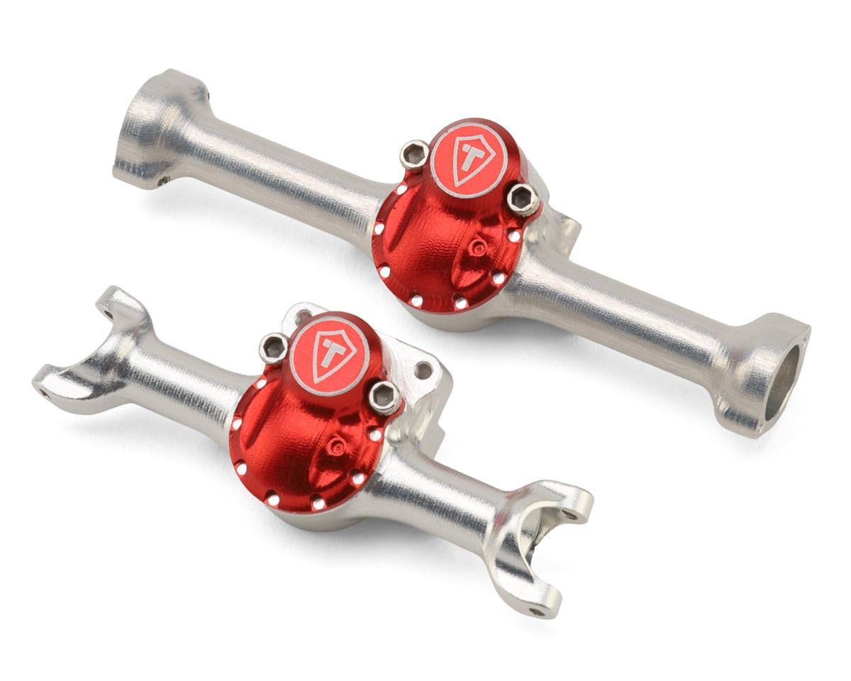 Treal Hobby Axial SCX30 Vintage Style 7075 Aluminum Axles Set (Silver), Variant: TLHTSCX30-93