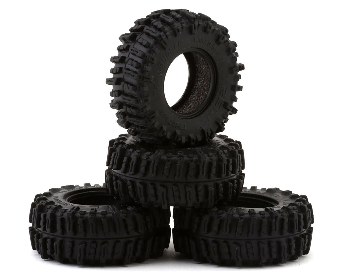 Treal Hobby 0.7" Trailburner MudVortex Micro Rock Crawler Tires (4), Variant: TLHTSCX30-95