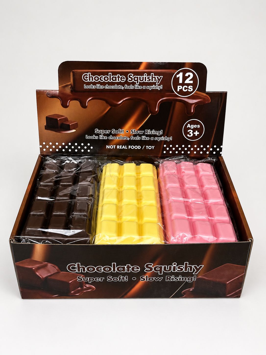 Modek Sports Chocolate Bar Squishy Toy – Slow Rise (6”) MSUSC