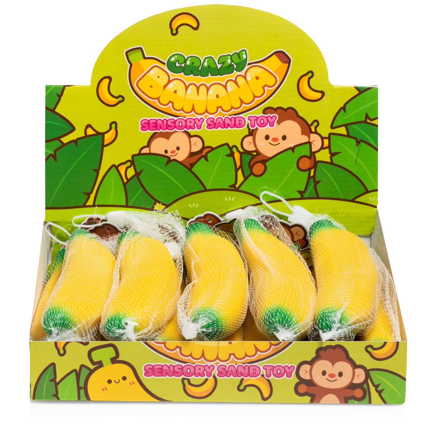 Kawaii Slime Company Crazy Banana Sensory Sand Toy