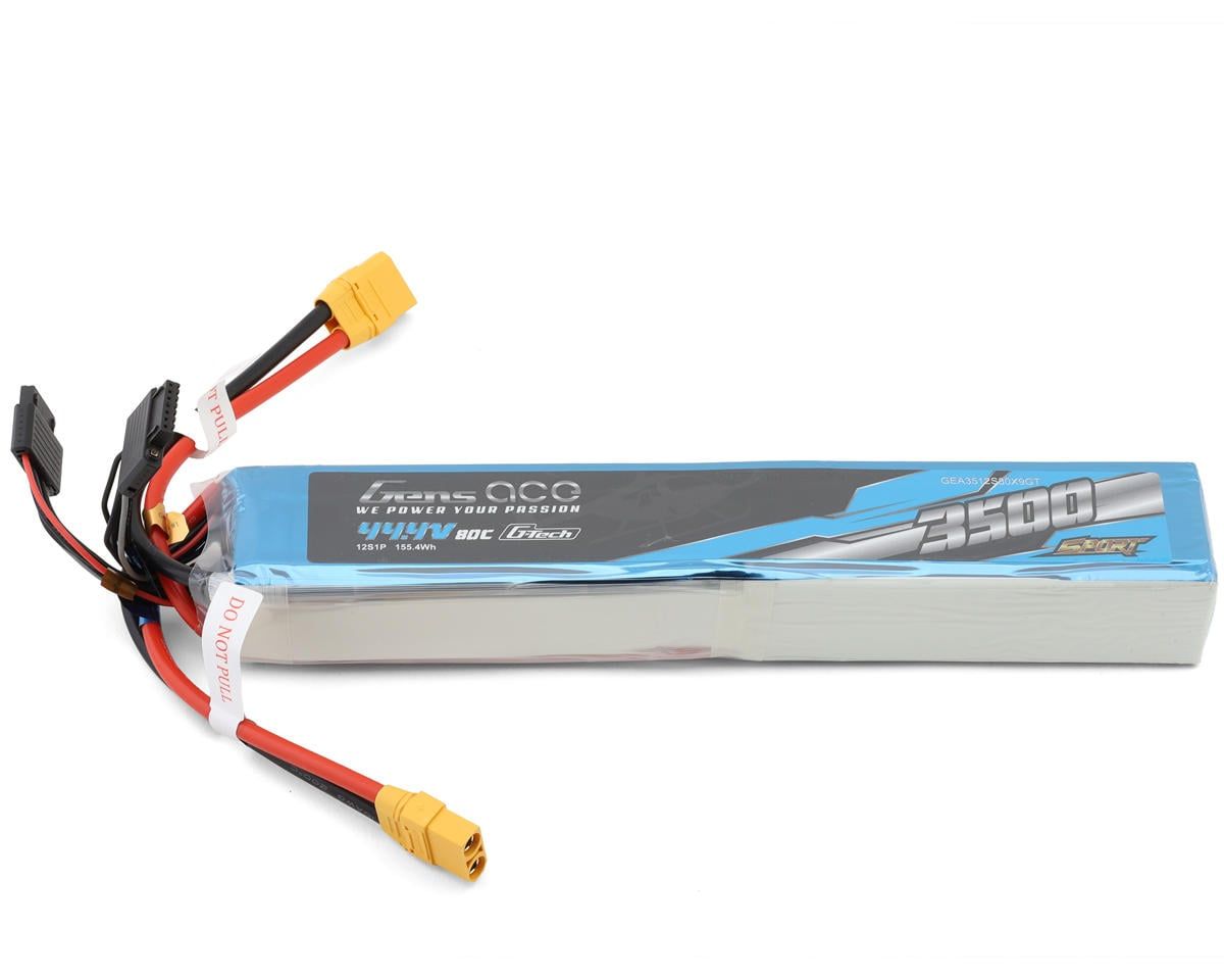 Gens Ace 12S 80C G-Tech Smart LiPo Battery (44.4V/3500mAh), Variant: GEA3512S80X9GT