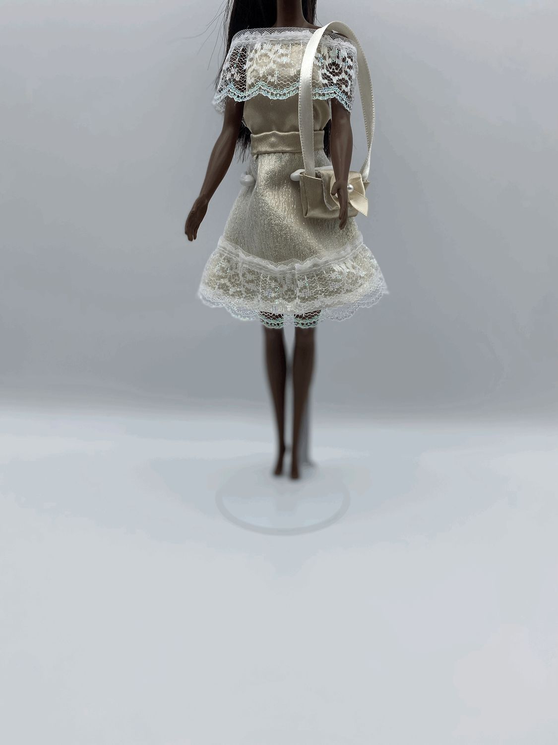 Fashion Doll Gold Blouse and Shirt with Purse