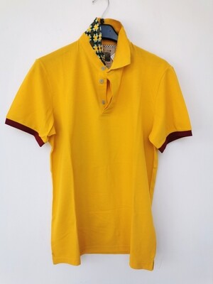 Slim fit piquet polo