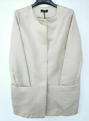 Elegant brocade trench