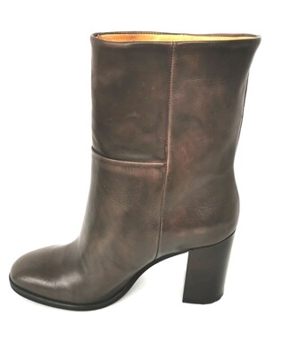 Genuine leather ankle boots
