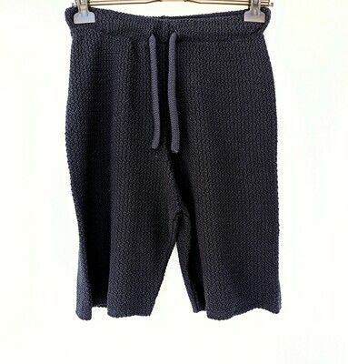 Knitted jogger shorts