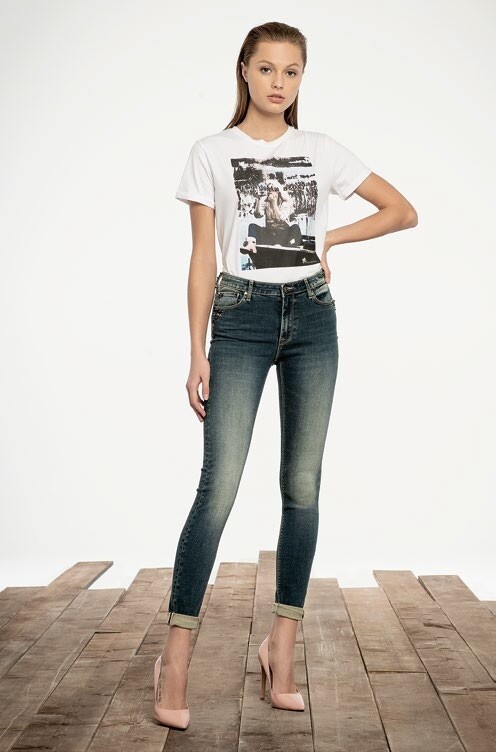 Jeans skinny a vita alta JVICTORIA1